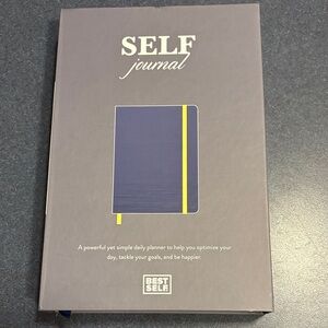 BestSelf Self Journal in Blue and Yellow-Brand New